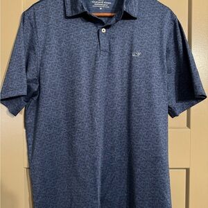 Vineyard Vines Men's Blue Polo Shirt